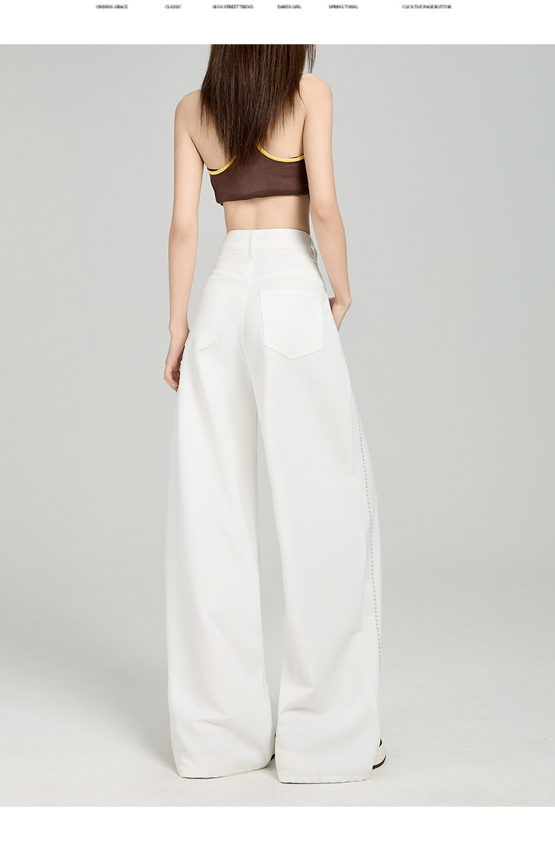 Women's Wide-Leg Jeans with Loose and Slimming Straight Leg Pants