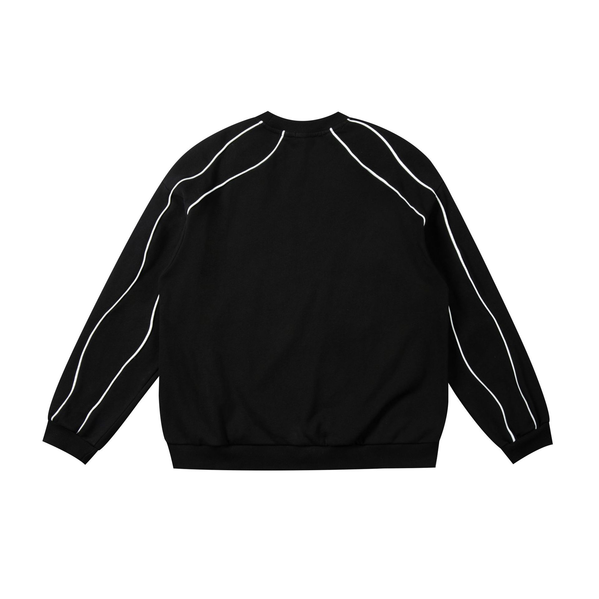 Oversized Vintage Embellished Cotton Blend Crewneck Sweatshirt