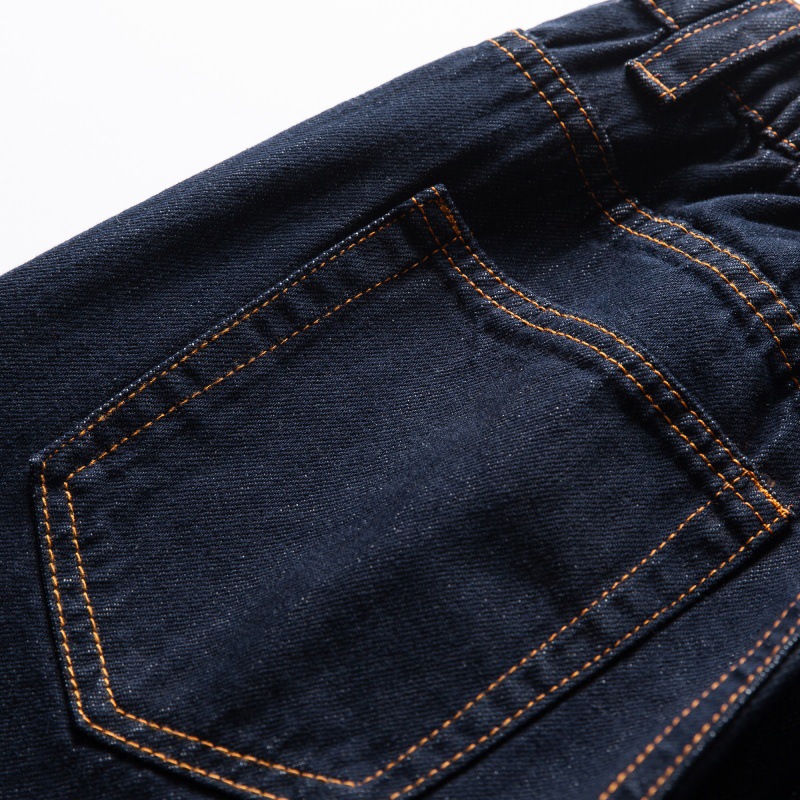 Denim Raw Color Loose Straight Casual Versatile Jeans Men