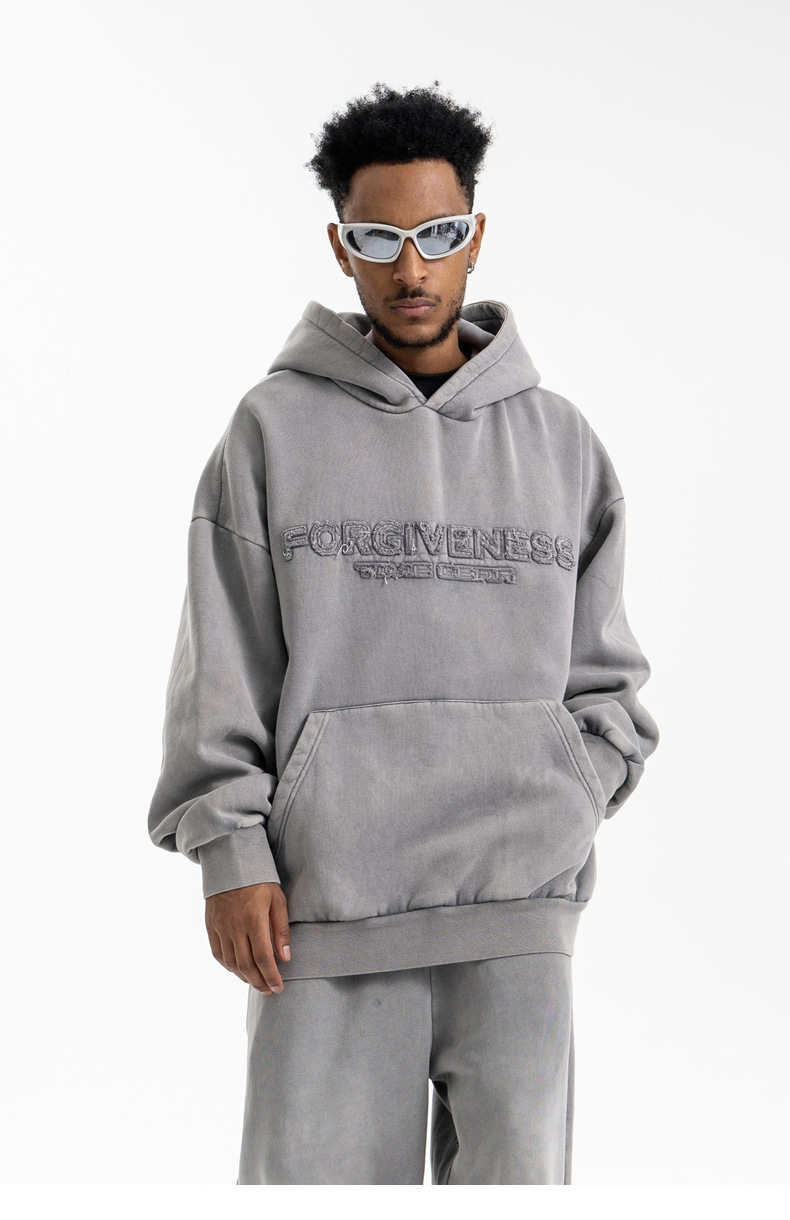 Essential Cotton Initial Hoodie