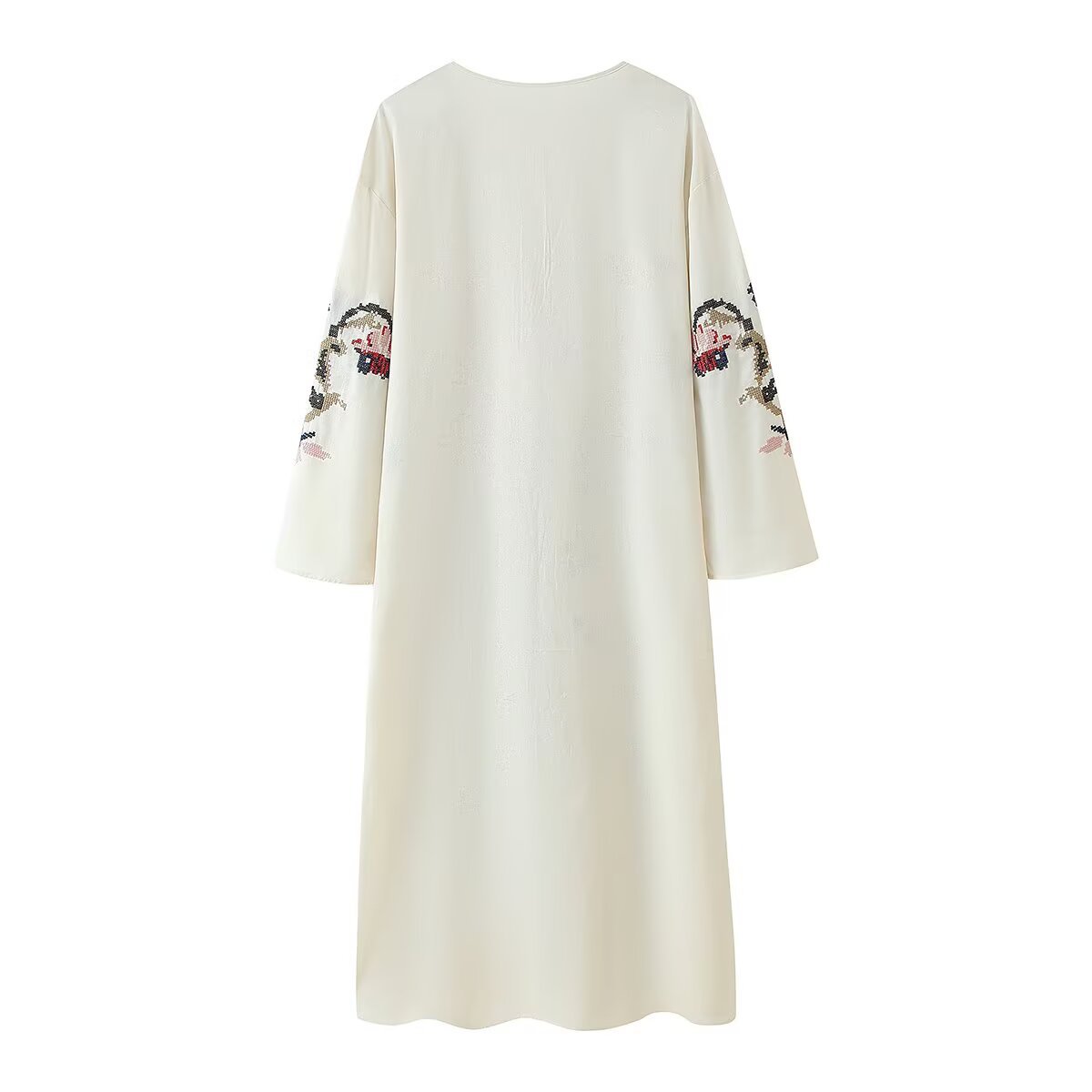 Women's Clothing Floral Embroidery Dress