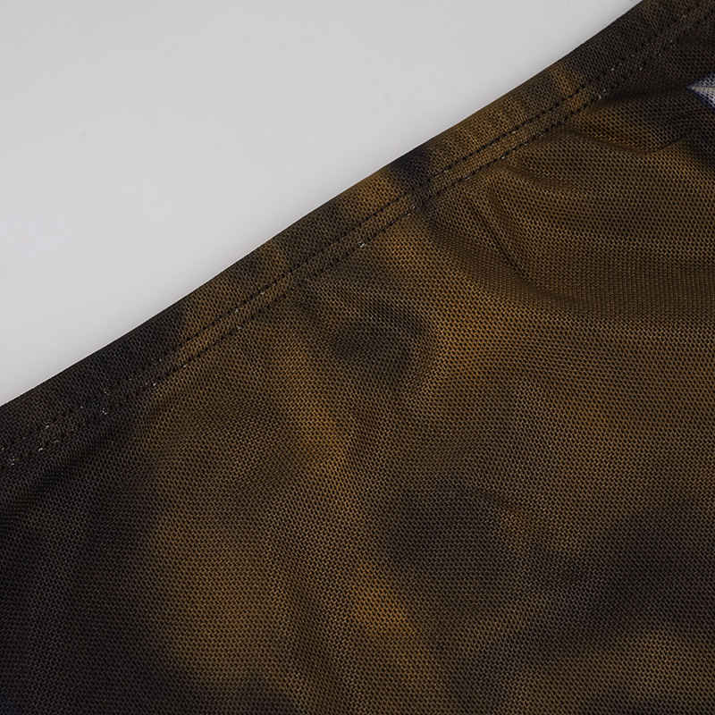 Patterned Form-Fitting Female Skirt
