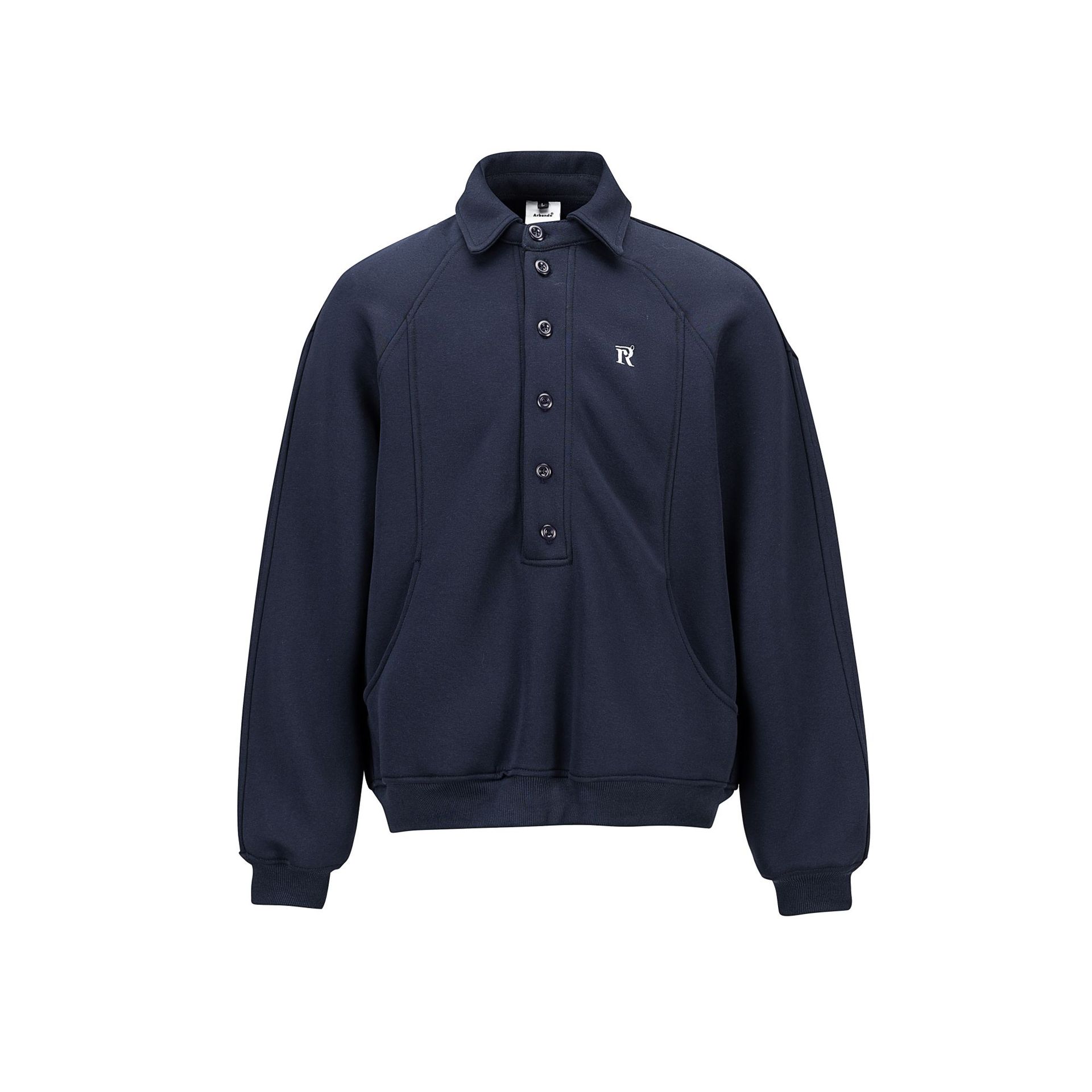 American Oversized Cotton Crewneck Sweatshirt