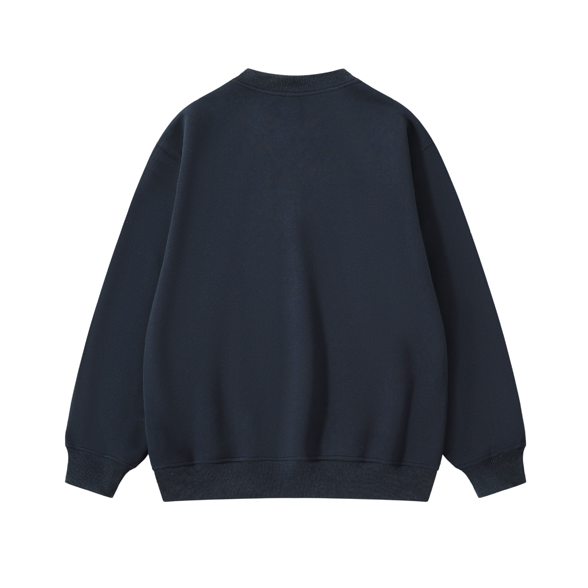 Gender Neutral Oversized Cotton Blend Monogrammed Hoodie