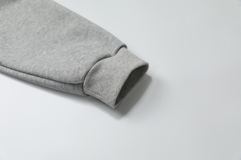 Oversized Cotton Blend Letter Print Hoodie
