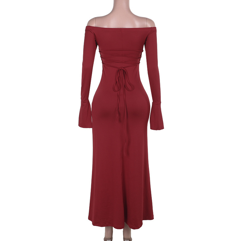 Asymmetric Bodycon High Waist Dress