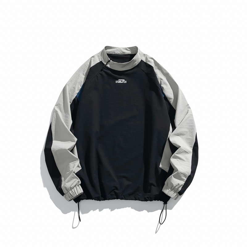Graphic Oversized Nylon Hoodie
