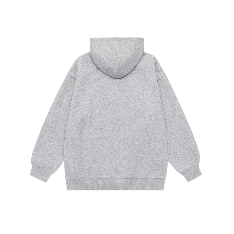 Gender Neutral Oversized Patterned Cotton-Blend Hoodie