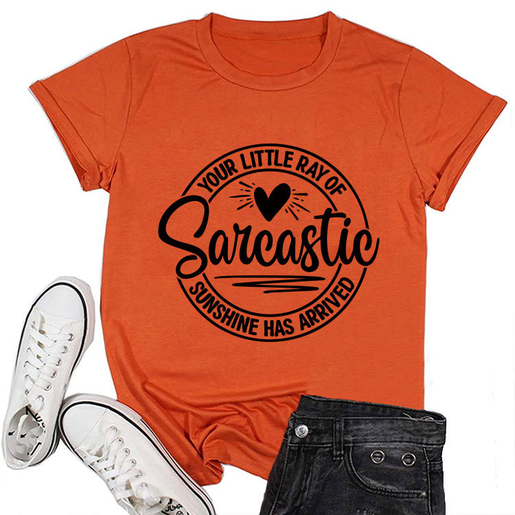 Ladies Geometric V Neck T-shirt