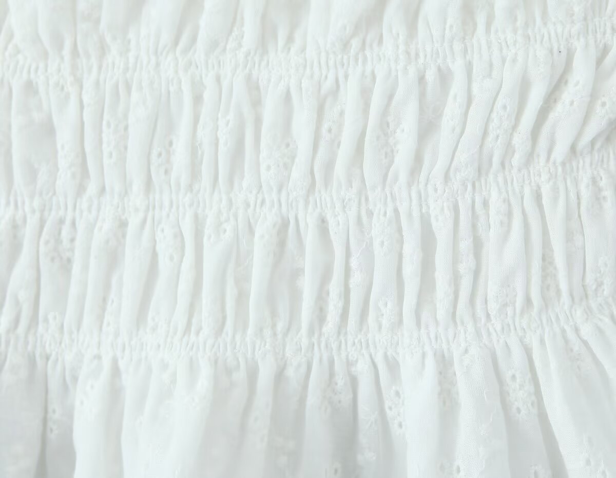 Asymmetric Mandarin Collar Ruffle Hem Top
