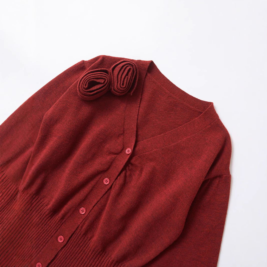 Euro-American Floral Regular Fit Cardigan