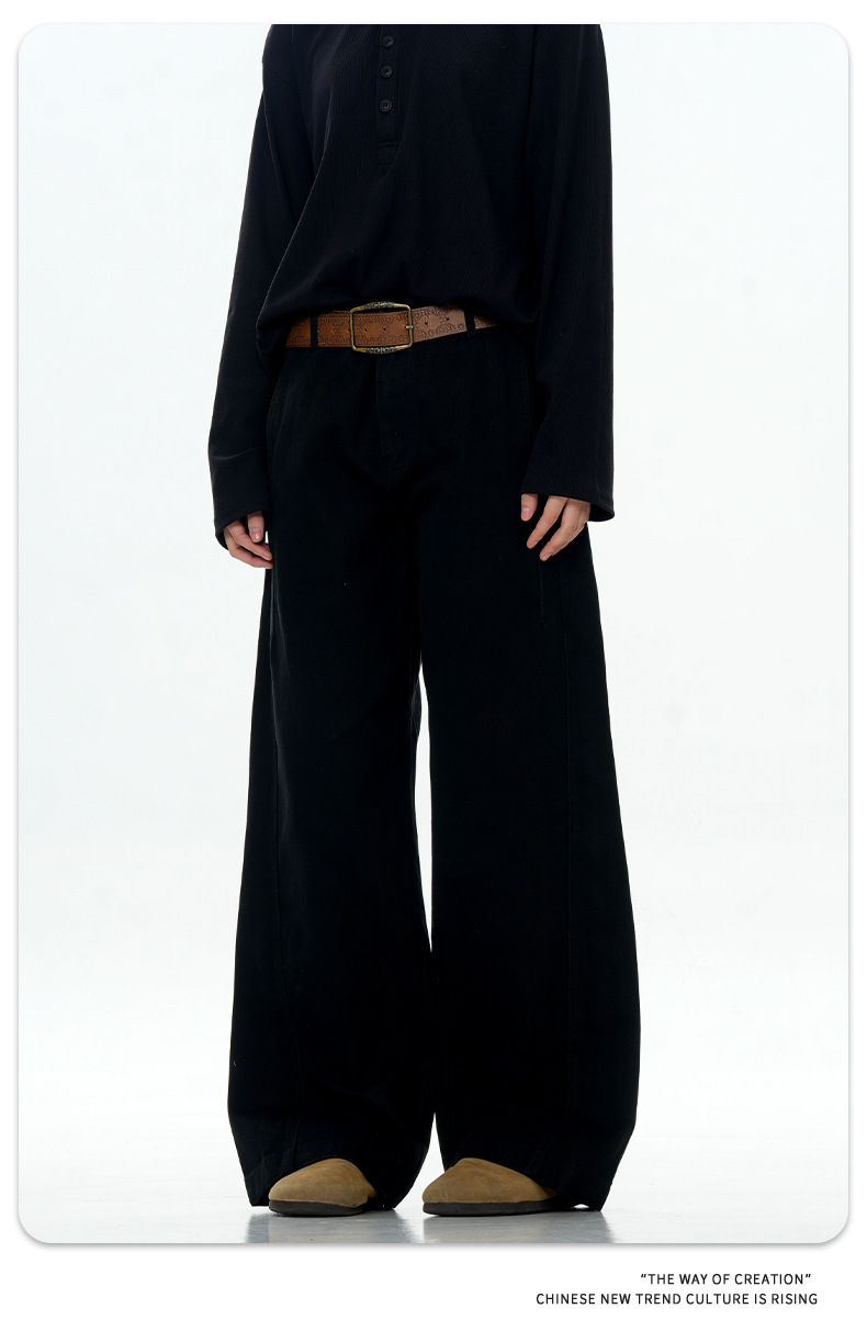 Casual Pants for Men and Women A-Line Slim Fit Tapered Leg Long Pants