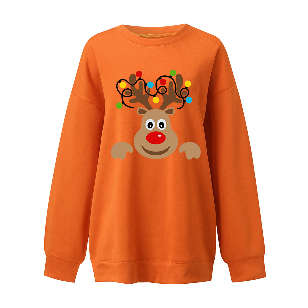Winter 3D Deer Oversized Hoodie