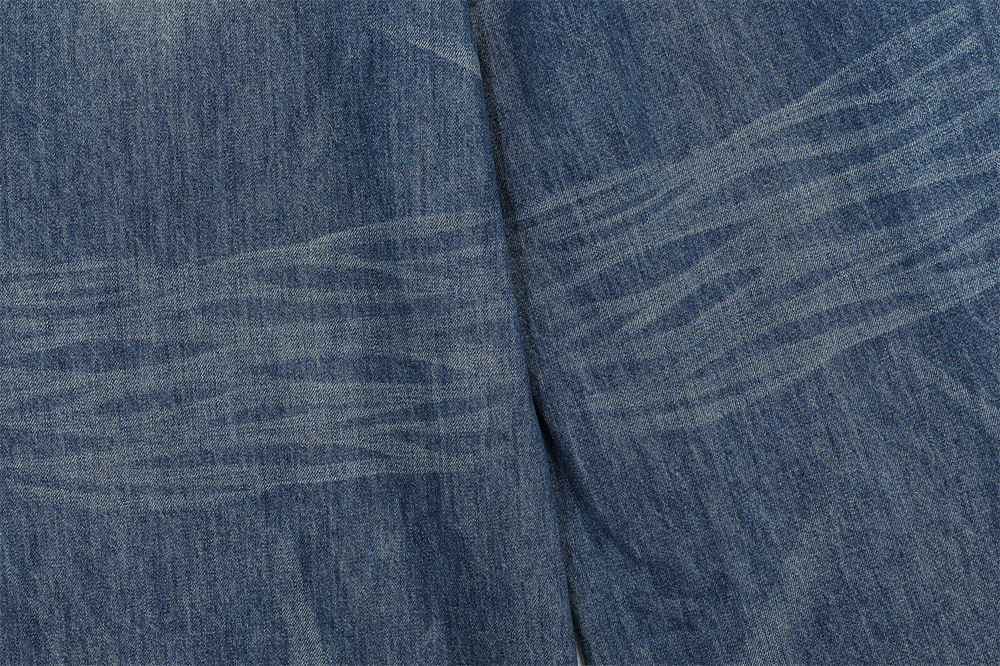 Vintage Men's Jeans, Distressed Patchwork Knife Cut Pants, Casual Loose Fit, Men's Bottoms
