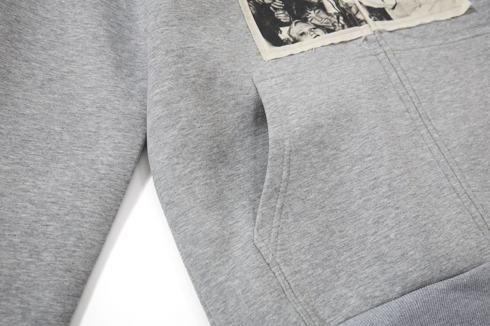 Man's American Retro Cotton Front Zip Sweatshirt