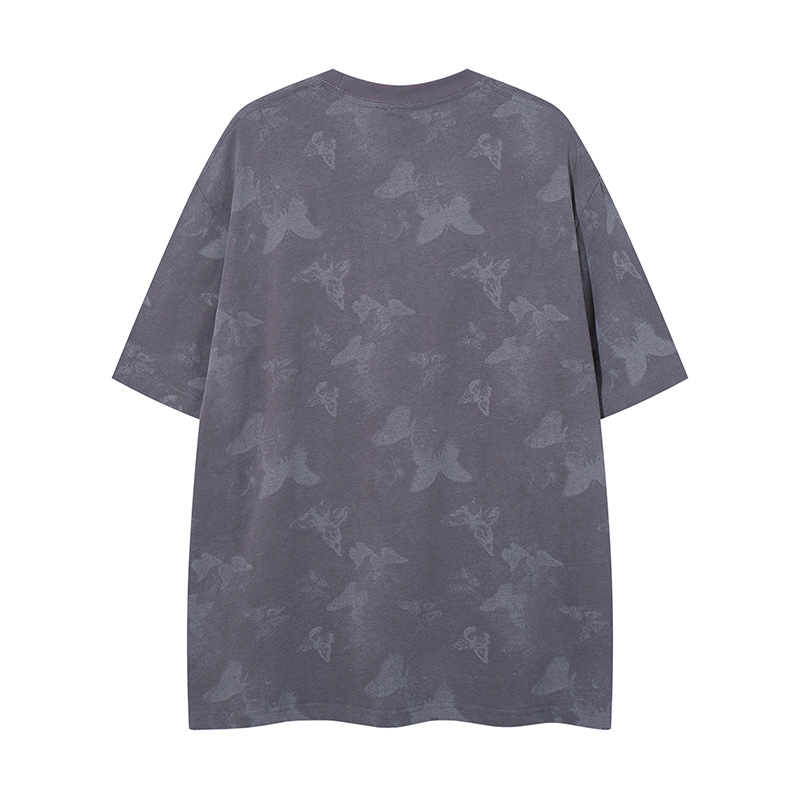 Vintage American Cotton Crew Neck Oversized Monarch Tee