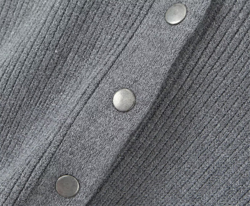 Elegant Style Women's Fashion Casual Versatile Long Sleeve Thin Knit Top Jacket
