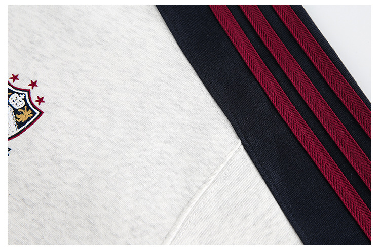 American Varsity Contrast Panel Hoodie