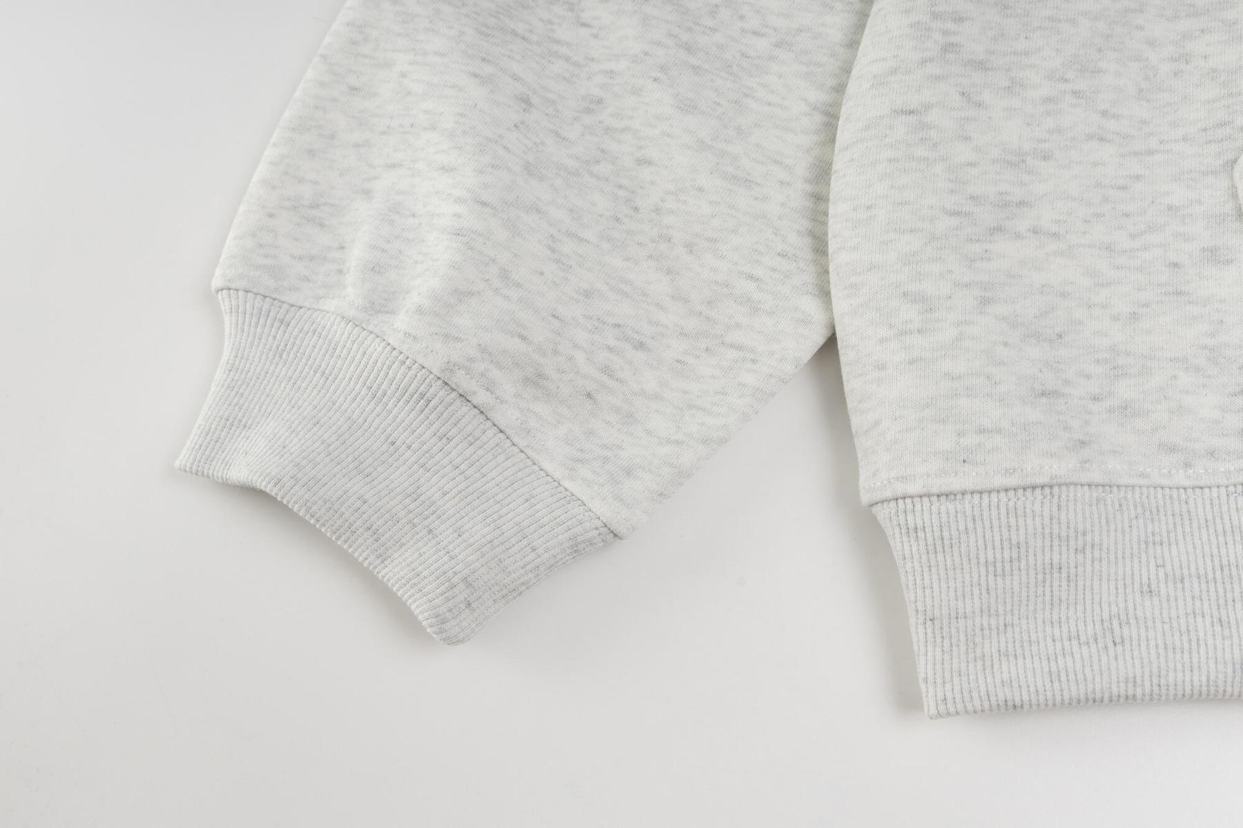 Milk Silk Dangling Beads Graphic Hoodie
