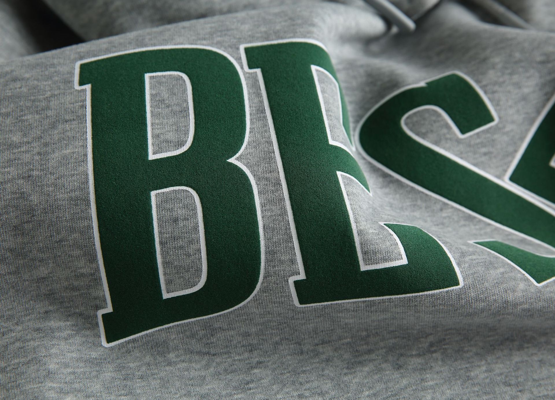 Loose Fit Cotton Blend Hood Graphic Sweatshirt