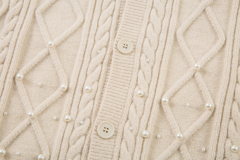 Urban Relaxed Fit Long Sleeve Plunge Neck Cardigan