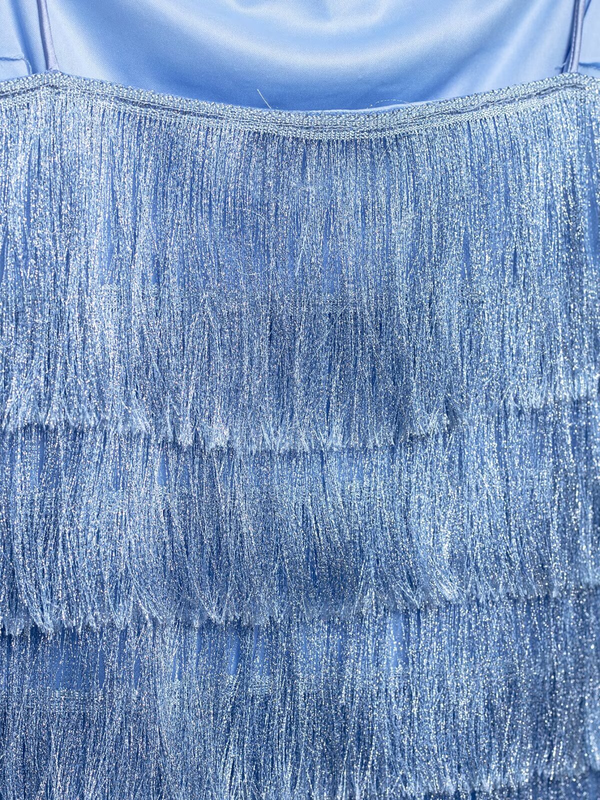 Plunge Tank Fringe Maxi Dress