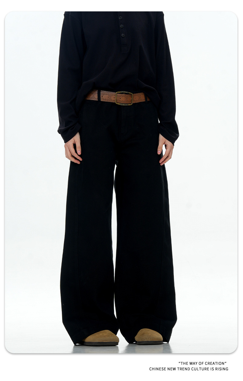 Casual Pants for Men and Women A-Line Slim Fit Tapered Leg Long Pants