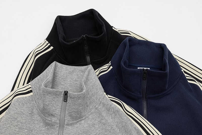 Oversized Cotton Blend Letter Print Zipper Hoodie