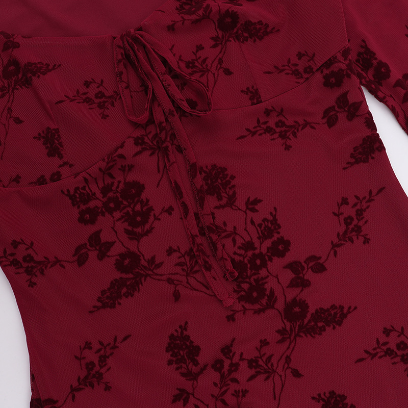 Bodycon Mini Skirt with Allover Print