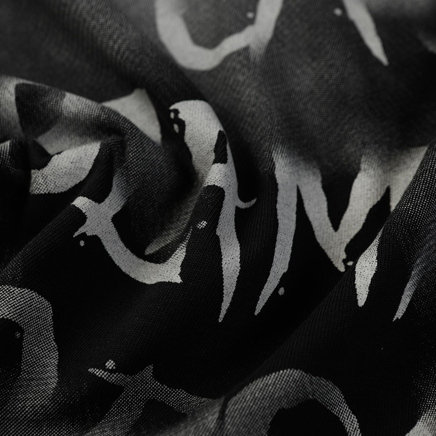 Graffiti Typography Cotton Hoodie