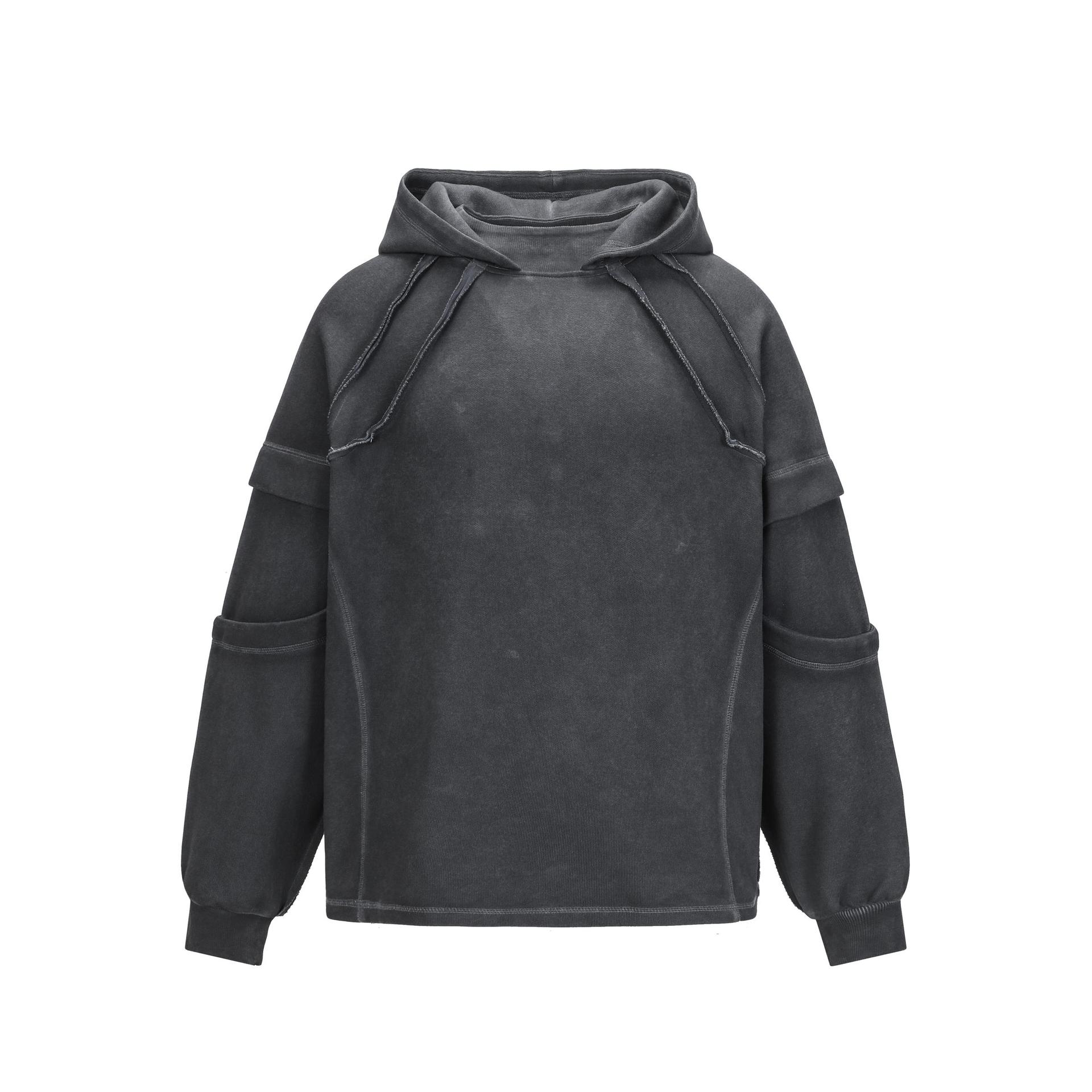 Oversized Cotton Polyester Long Sleeve Hoodie