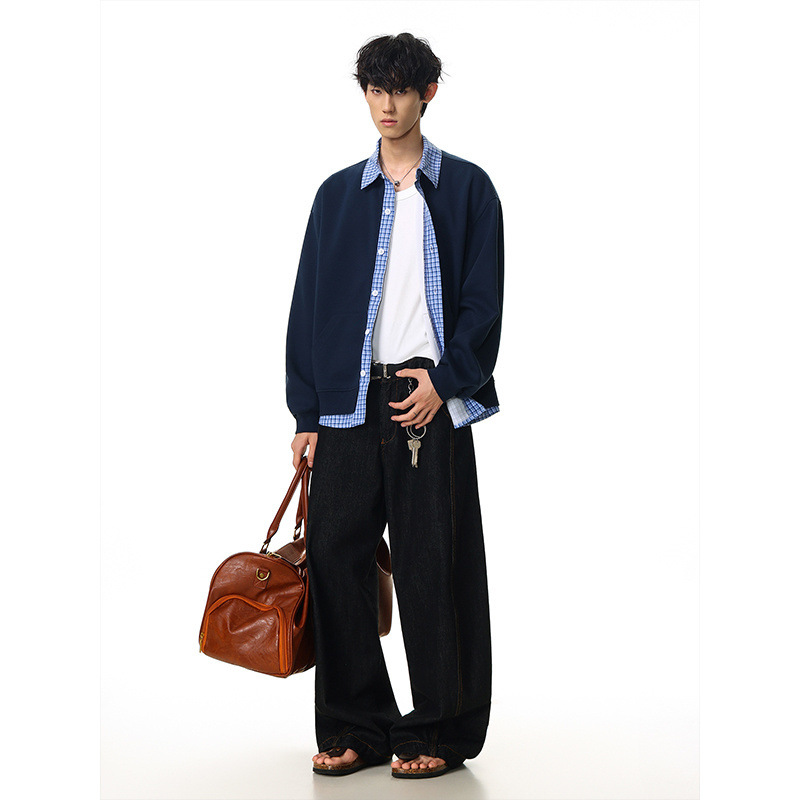 Vintage Oversized Hooded Cotton Cardigan