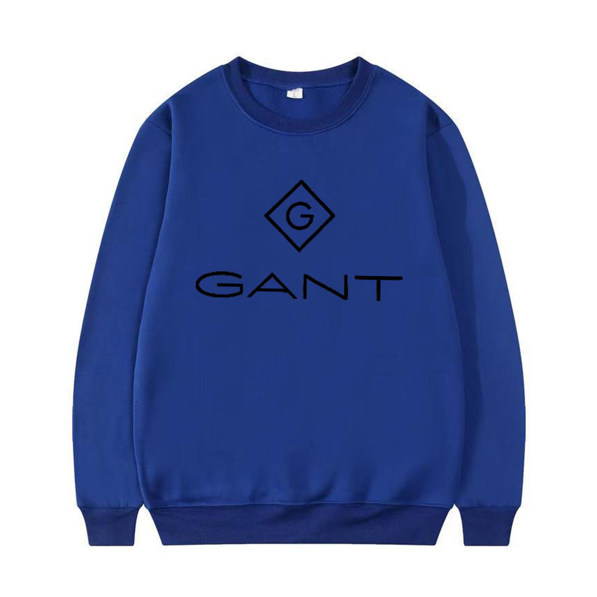 Korean Letter Print Loose Fit Sweatshirt