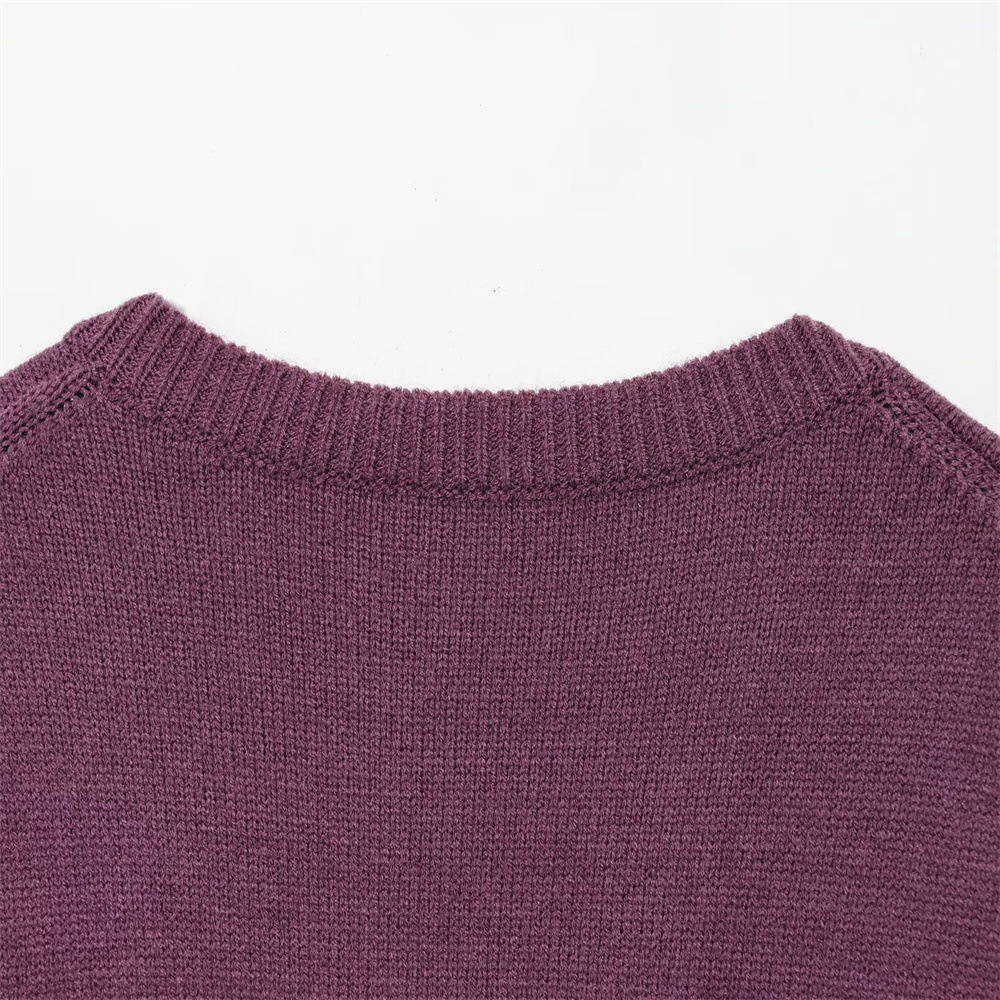 Ladies Slouchy Polyester Sweater