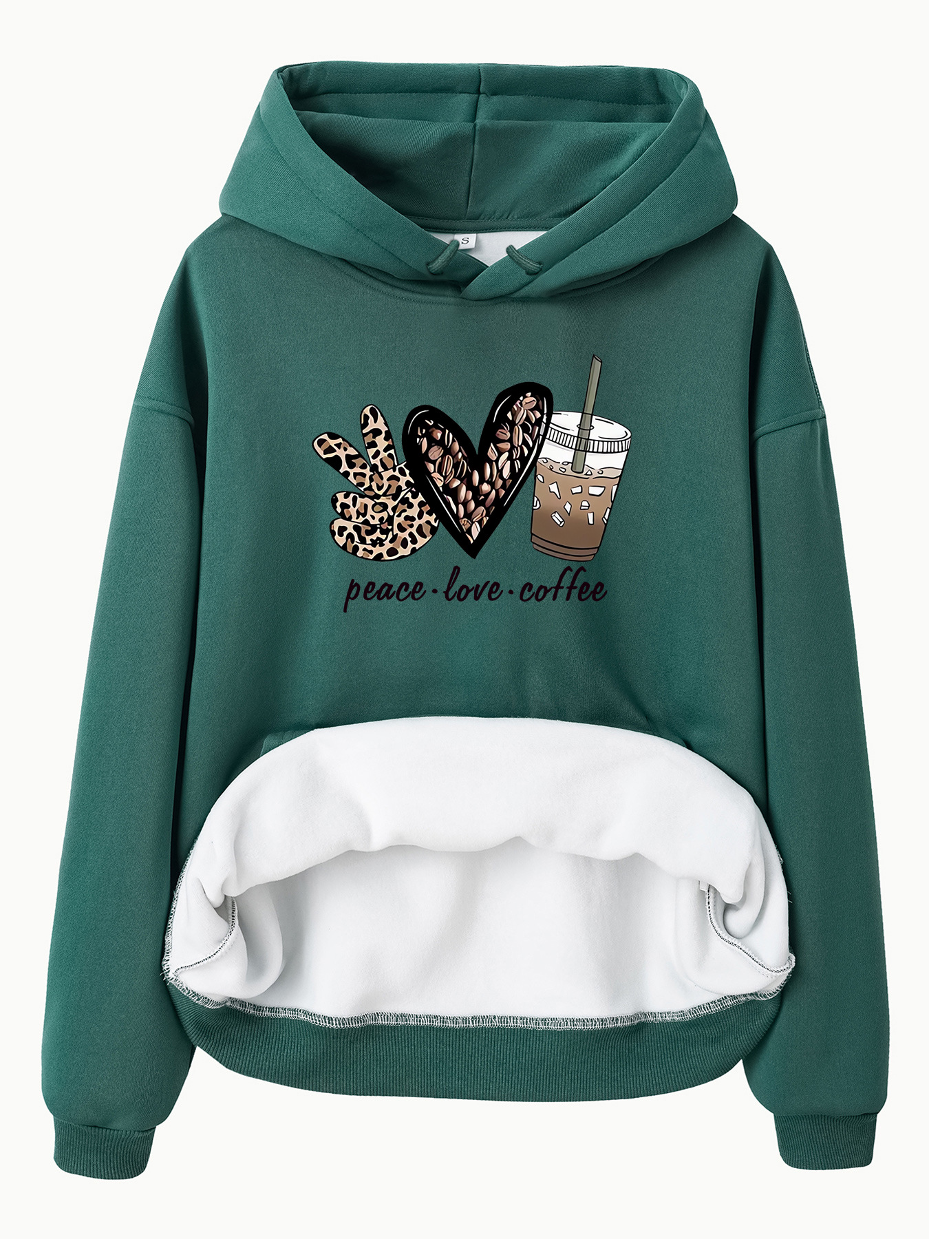 Loose Fit Printed Street Hoodie
