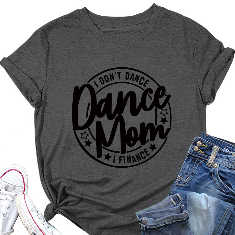 Geometric Pattern Round Neck T-Shirt