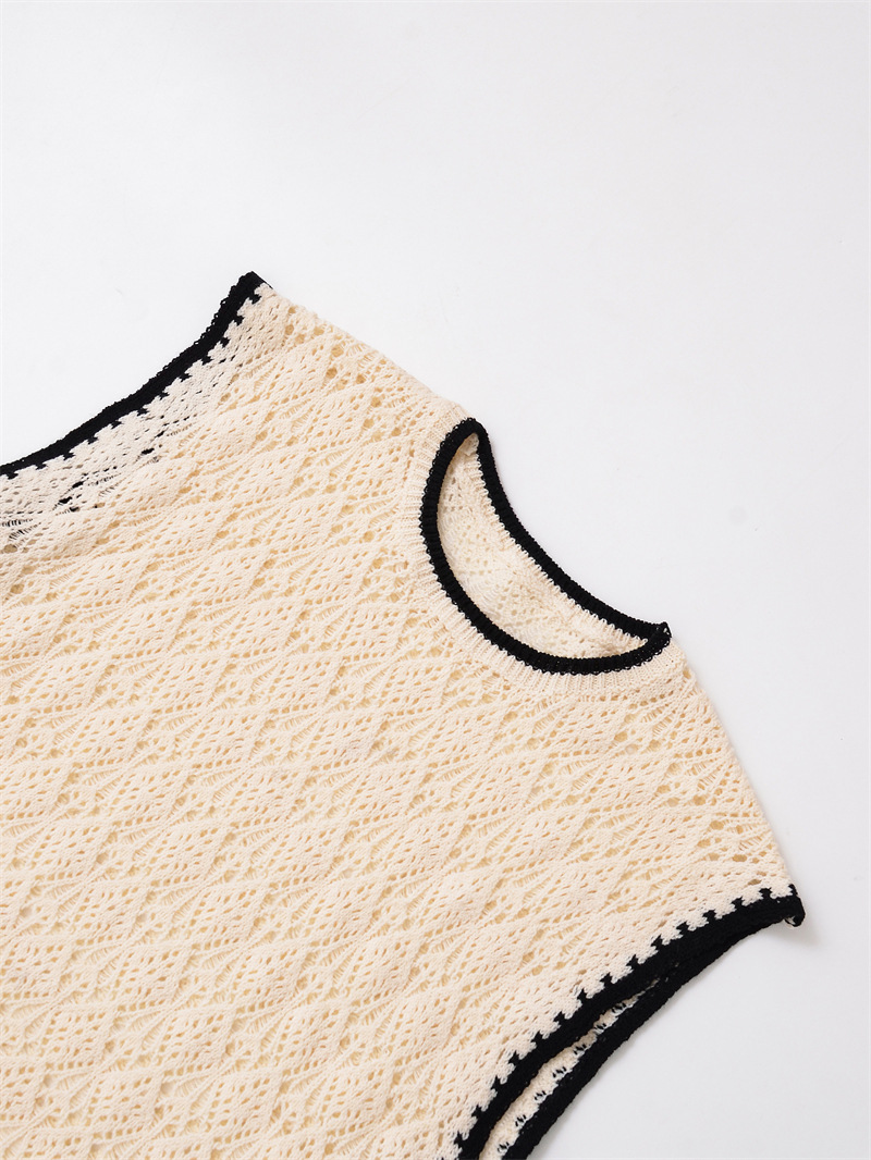 Ladies Polyester Crew Collar Sweater