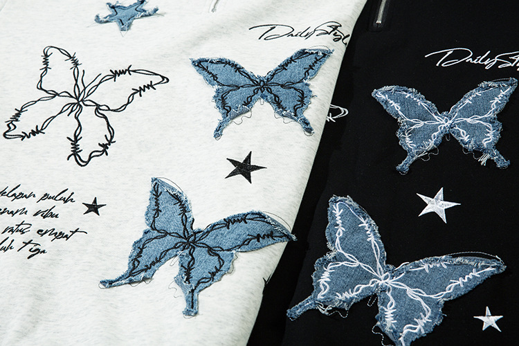 Hip Hop Oversized Cotton Letter Print Hoodie