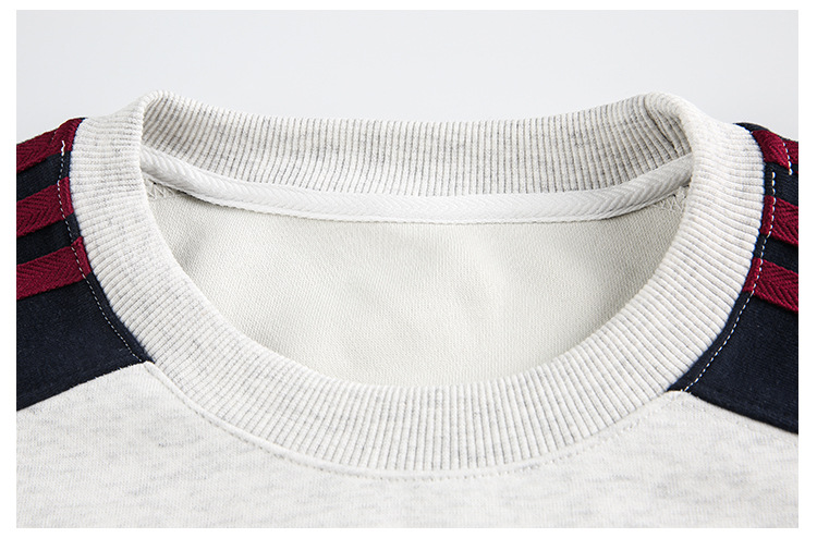American Varsity Contrast Panel Hoodie