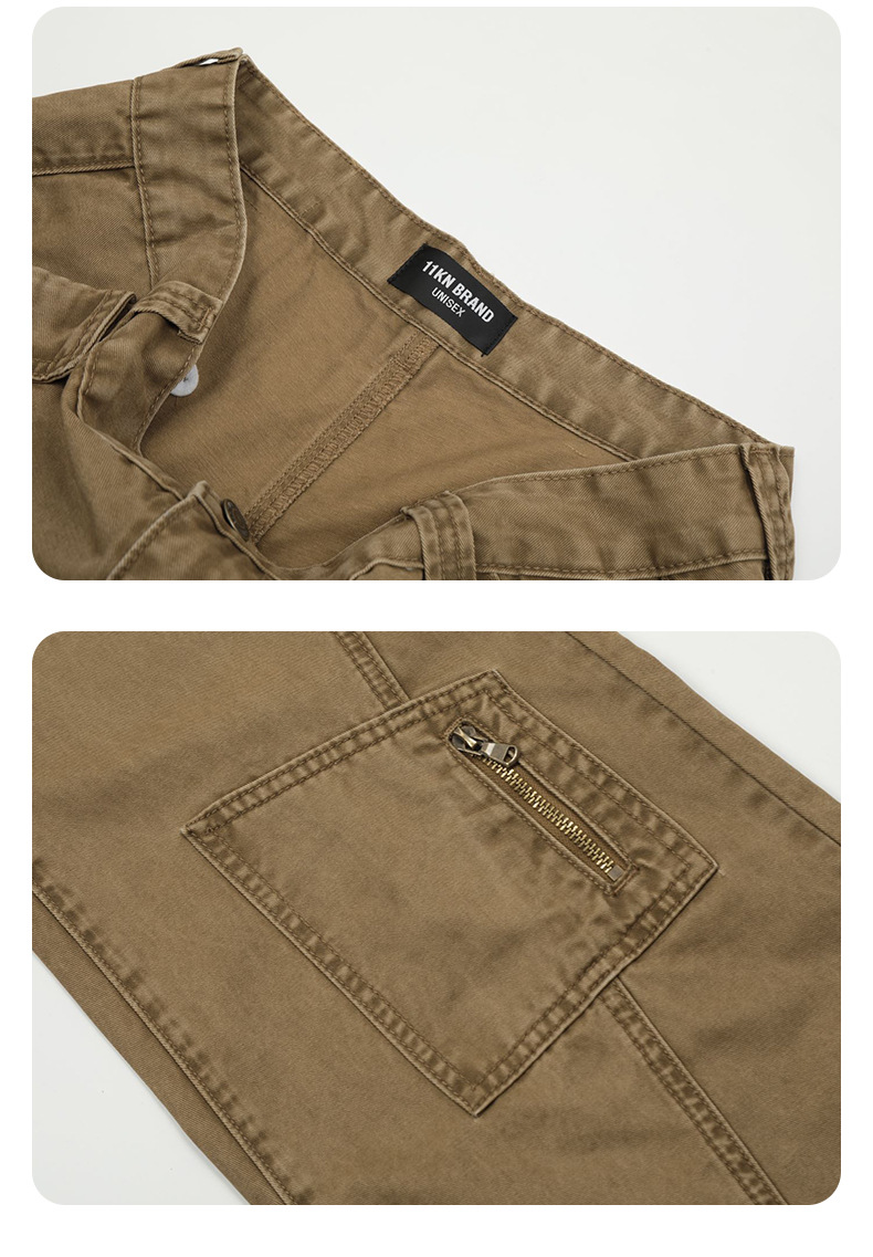 Post-Apocalyptic Deconstructed Design Loose Fit Casual Slimming Long Trousers