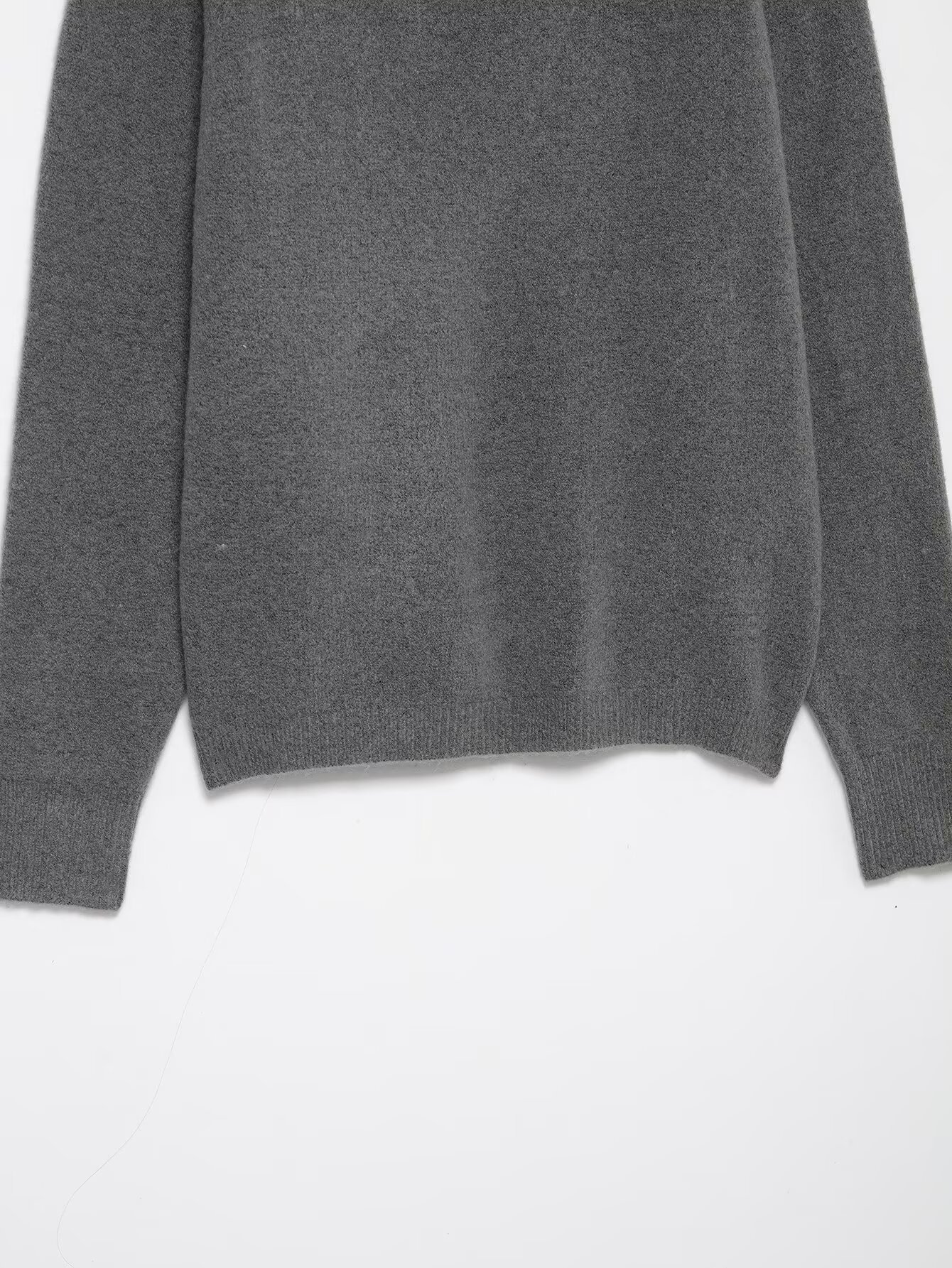 Solid Bardot Embellished Long Sleeve Knit