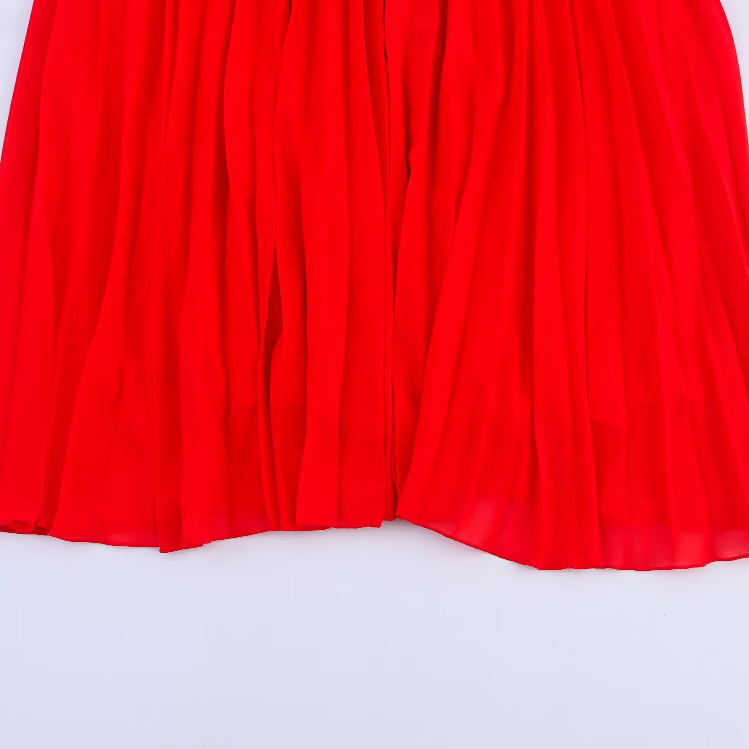 Women's Fashion Temperament Pleated Midi Dress