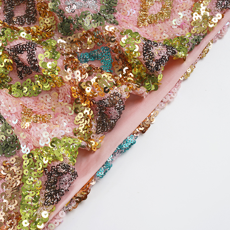 Polyester Embellished Fitted Patterned Skirt