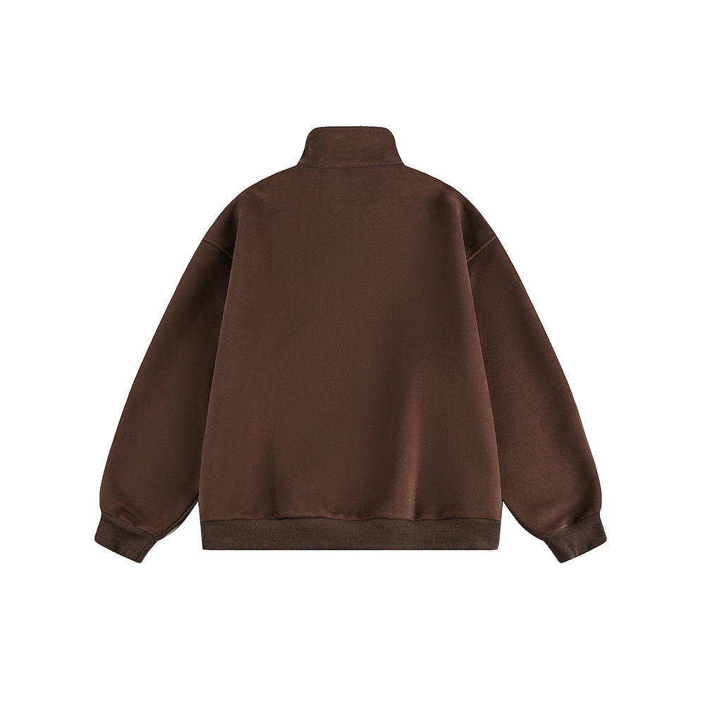 American Oversized Zip-Up Sweatshirt