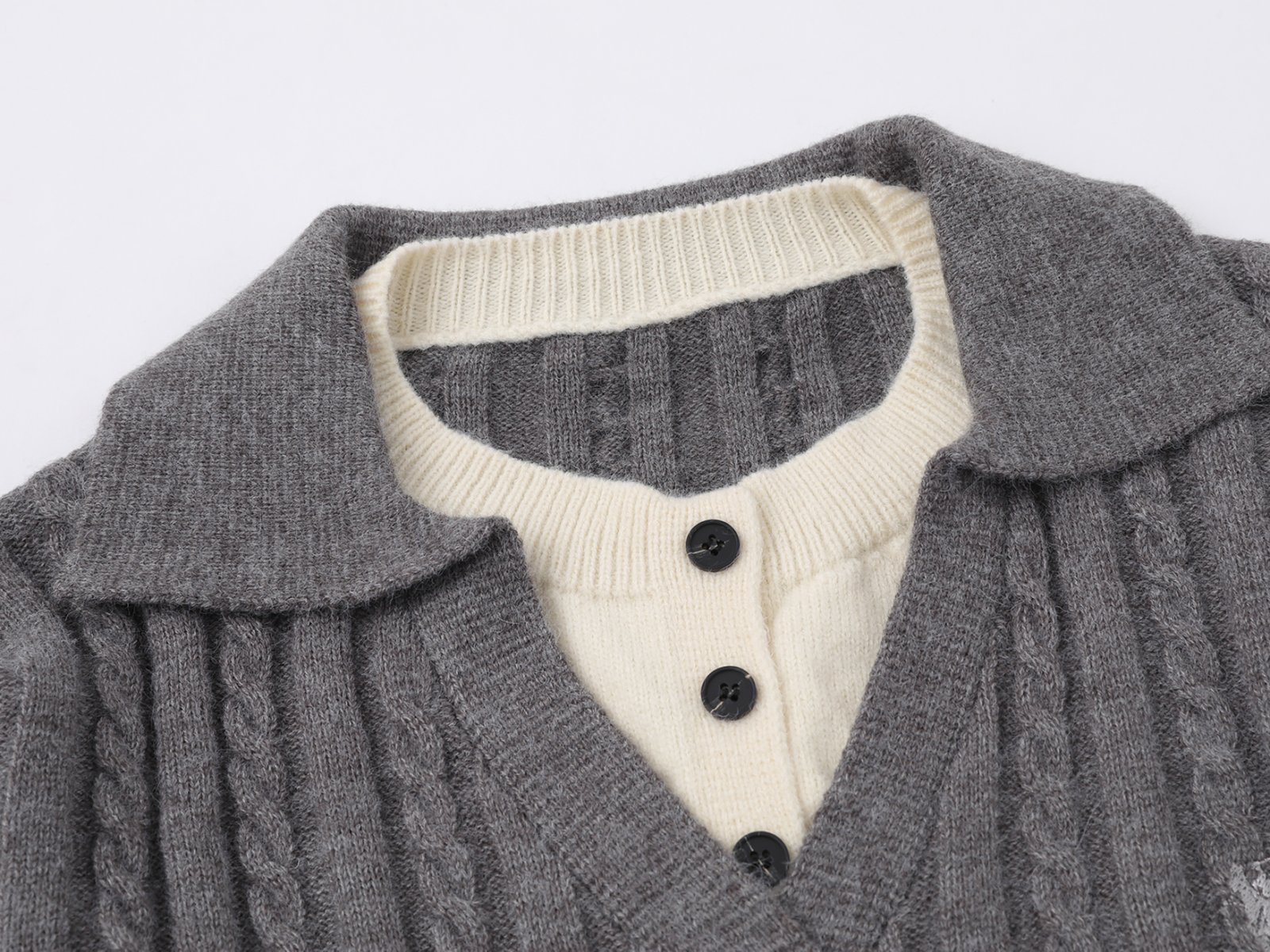 Streetwear Oversized Solid Long Sleeve Sweater