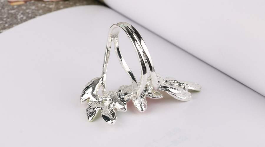 Multicolor Enamel Rings For Women Crystal Wedding Ring Female Vintage Jewelry Wholesale Girl Gift