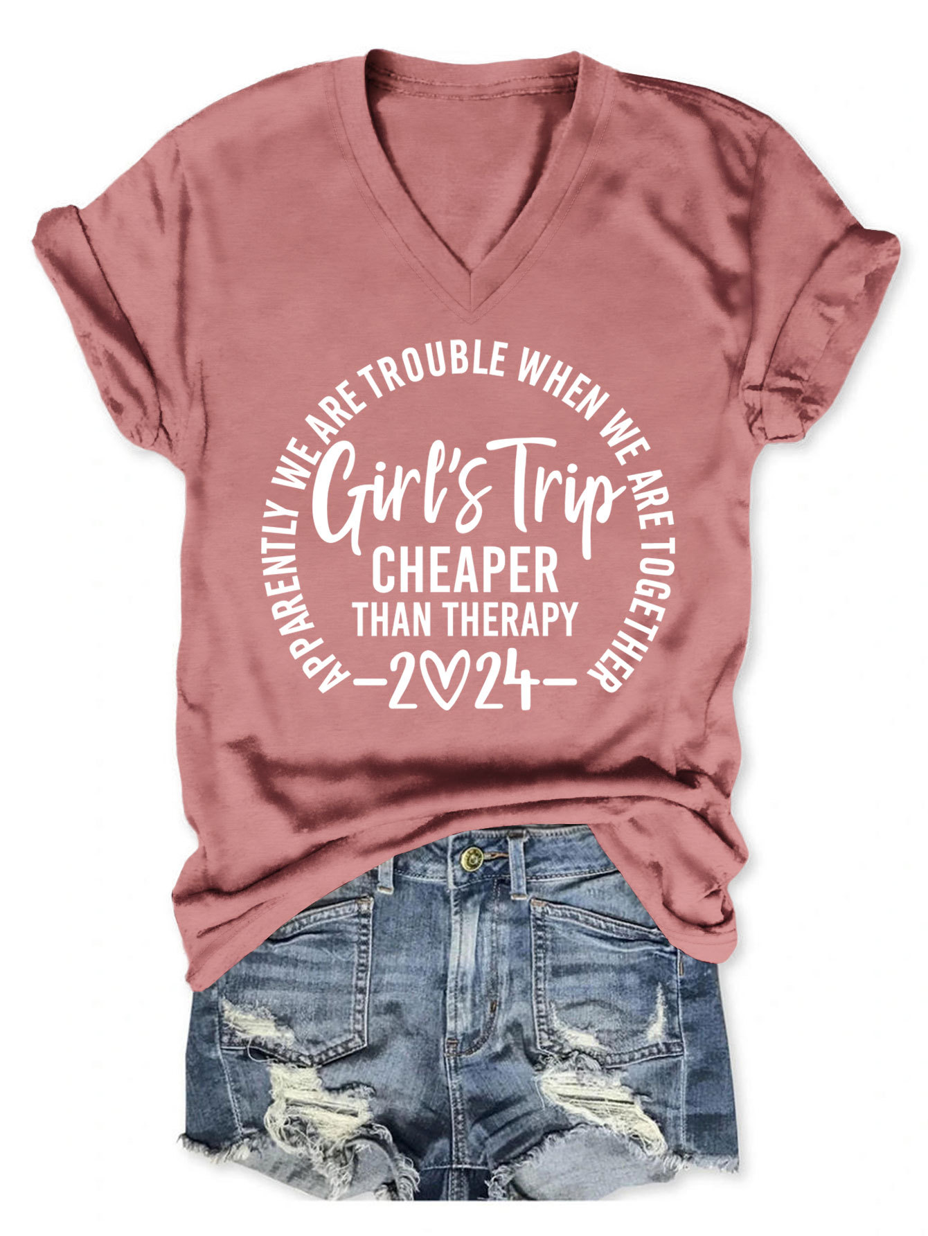 Geometric Print Crew Neck Short Sleeve Tee
