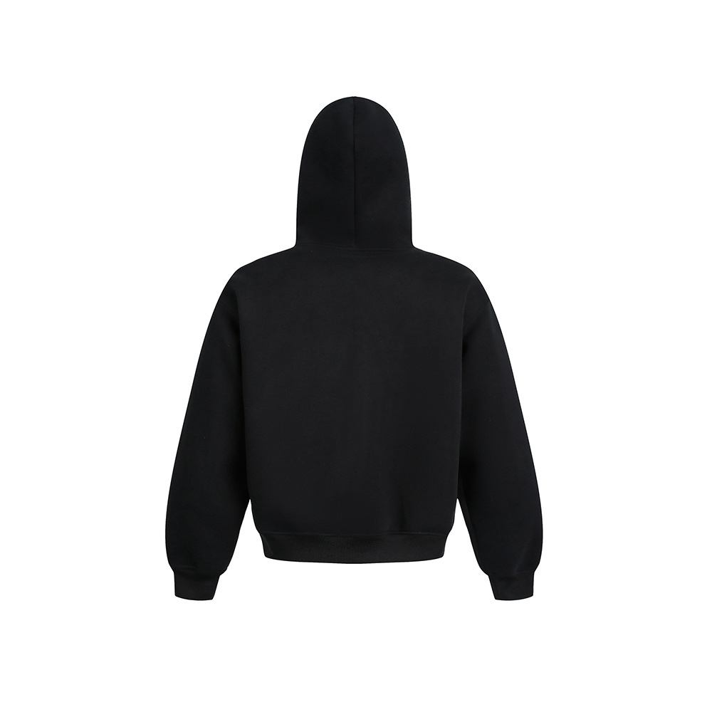 Classic Relaxed Cotton Hood Cardigan