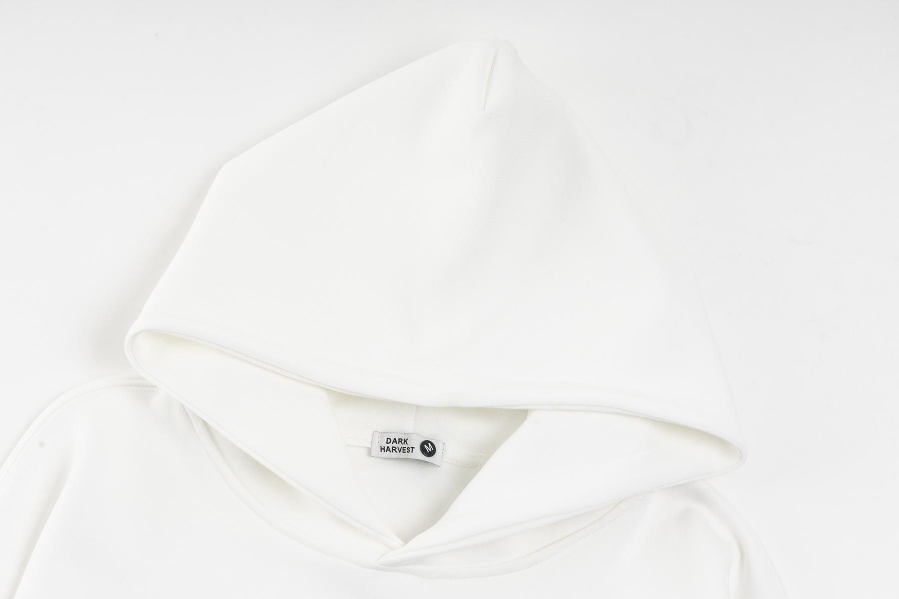 Vintage Emblem Graphic Milk Silk Long Sleeve Hoodie