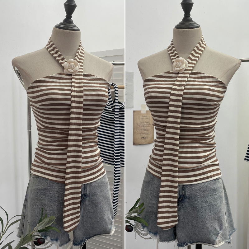 Sexy Slim Fit Halter Blouse